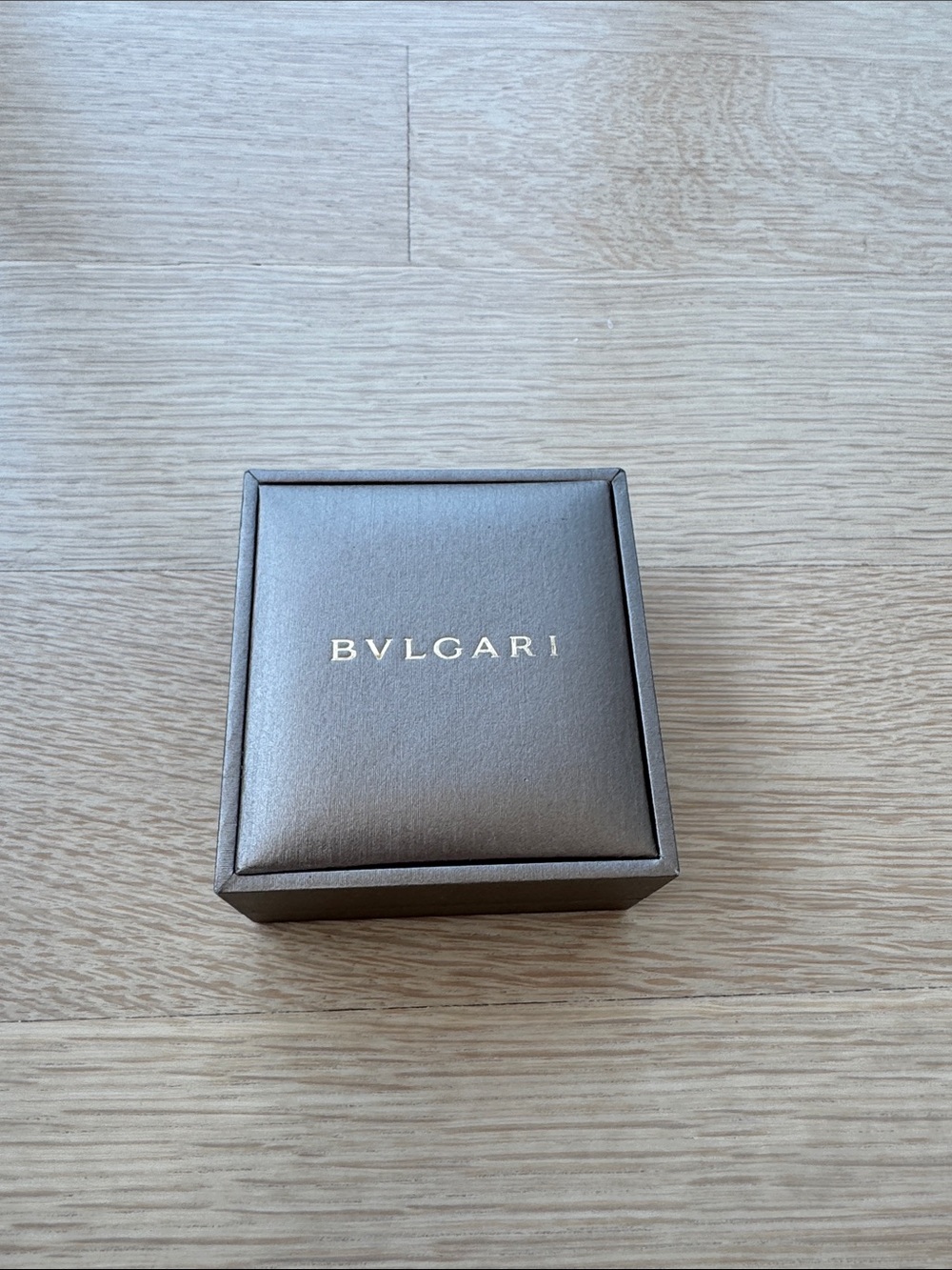 Bulgari Brown and Gold Jewelry Box